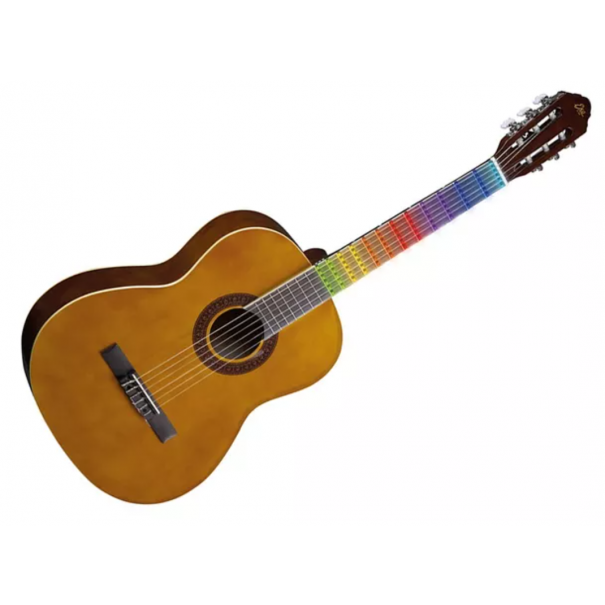 EKO CS-10 Visual Note chitarra classica naturale con sistema visual note